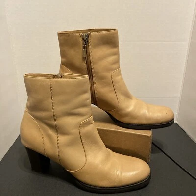 Botín NICKELS SOFT para mujer talla 8,5 M cremallera lateral bronceado punta T-Maryam almendra Foto 1 de 4