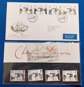 GB MNH Stamps Presentation Pack + FDC - 1982 Charles Darwin - Lot#71 GREAT DEAL - Picture 1 of 1