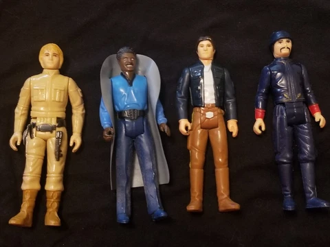 Star Wars Vintage 1980 Lando Luke Bespin Guard Han Solo Lot 4 Cloud City LFL Cover