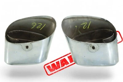 OEM 03-08 Mercedes R230 SL500 SL600 SL550 Silenciadores de escape Puntas de silenciador Cromo Foto 1 de 4