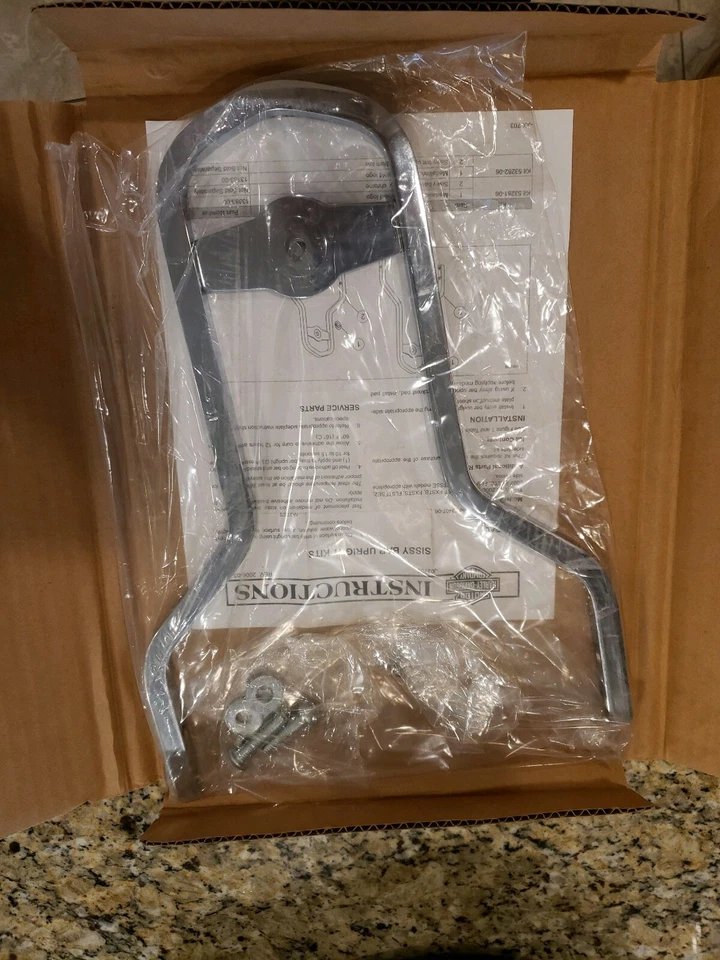 Harley Davidson Fat Boy S Lo 2006-2017 kit de barra vertical baja 53281-06 OEM NUEVO Foto 1 de 2