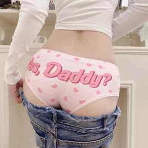 Ja Papa süß Cartoon rosa Druck Damen Unterwäsche Höschen Liebe Muster sexy - Bild 1 von 19