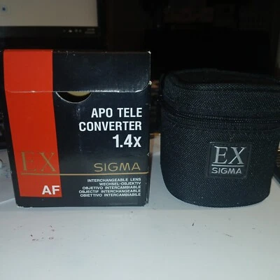 FAST SALE! MINT Sigma APO 1.4x Teleconverter for Canon AF DSLR - Image 1 of 4