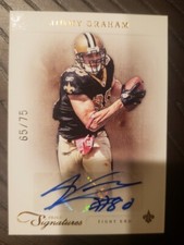 2011 Panini Prime Signatures - Bronze Signatures #93 Jimmy Graham /75 Saints