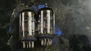 2pcs X 6N1P-EV  OTK VALVE TUBE NOS 1975r = ECC88 6DJ8 7308 RARE USSR - Picture 1 of 4