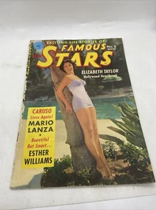 ¡CÓMICS ROMÁNTICOS DE LA EDAD DE ORO! ESTRELLAS FAMOSAS NO. Cómic de Elizabeth Taylor 5 invierno 1951 - Imagen 1 de 24