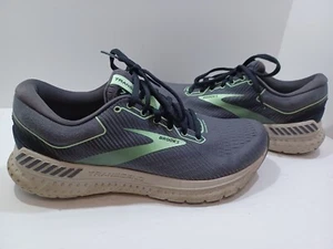 BROOKS Womens Size 9 Transcend 7 1203191B082 Gray Black Running Shoes Sneaker - Picture 1 of 11