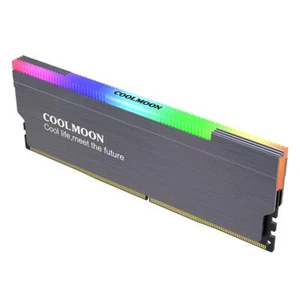 CR-D134S ARGB RAM Heatsink Heat Spreader Cooler for Desktop (Grey) ~ - Bild 1 von 2