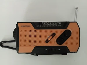 Survival Radio Emergency Hand Crank Solar Cellphone Adapter SOS Unique - Picture 1 of 8