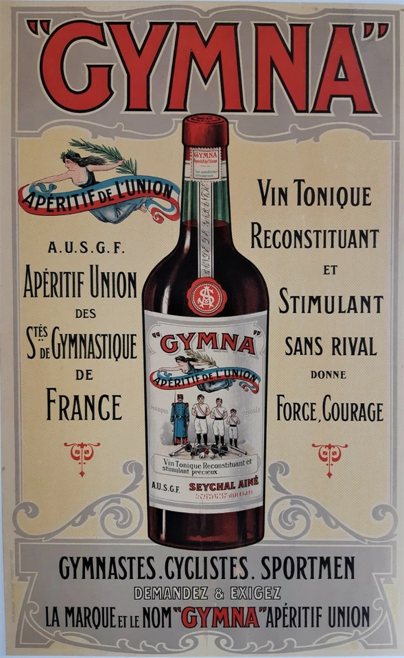 Excellent Condition and Original 1900s Fortified Wine Poster — 第 1/1 张图片