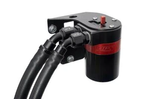 HPS Aluminum Oil Catch Can Kit for Subaru 15-21 WRX 2.0L Turbo RED 16 17 18 19 - Picture 1 of 4