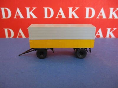 1/87 Modellino Camion Rimorchio 2 Assi Giallo 1960 by Brekina - Immagine 1 di 4
