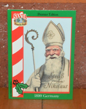 VINTAGE SANTA CLAUS AROUND THE WORLD PREMIER EDITION TRADING CARD GERMANY 1890