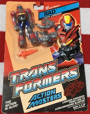 Transformers Original G1 1990 Action Masters Rad MOSC Sealed - Image 1 of 2