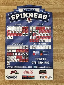 2014 Lowell Spinners Baseball Magnetic Schedule - Picture 1 of 1