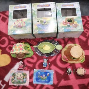 Vintage Sylvanian Families Flower Garden & Drop & Turnip Fairy Set EPOCH Japan - Picture 1 of 12