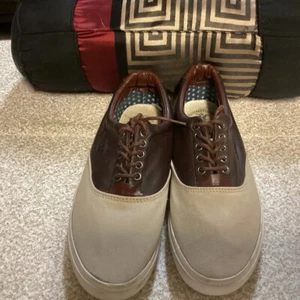 BEVERLY HILLS  POLO CLUB “ Mens Leather/ Canvas Low Top SIZE:  US: 11.5 - Picture 1 of 6