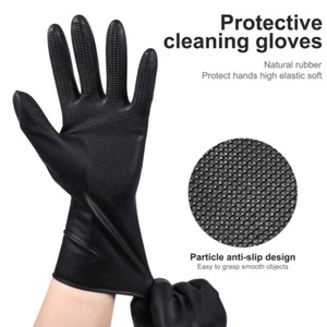 3 Pairs Black Hair Dye Gloves barber gloves shampoo for color treated hair hair - Picture 1 of 10