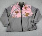 Camo Jacket Women Extra Large XL Gray Pink Outdoor Daily Wear Camouflage Casual