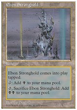4X Ebon Stronghold - LP - 5th Edition MTG Magic Cards Land Uncommon