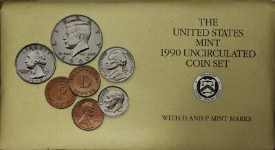 1990- 1994 US Uncirculated Mint Sets Lot with Original Packaging- 5  Sets - Image 1 of 4
