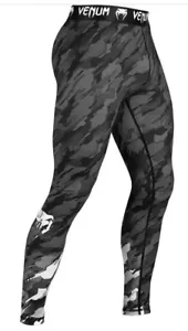 Venum Techmo Spats MMA Grays/ Black Camo Men’s Medium Polyester NWT 27” Waist - Picture 1 of 21