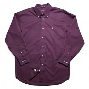 NORDSTROM Hemd Burgund Medium Button Down Preppy Classic - Bild 1 von 6
