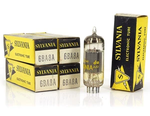 ONE 6BA8A/6BA8 SYLVANIA NOS tubo lampada TSF valvola valvola valvola ৄ泵洀 真空管 valvola - Foto 1 di 2