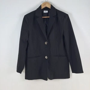 Pink Diamond womens blazer jacket size 6 black long sleeve 099079 - Picture 1 of 9