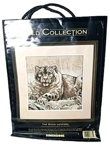 Dimensions Gold Collection Counted Cross Stitch Kit THE SNOW LEOPARD #3835 NEU_ - Bild 1 von 3
