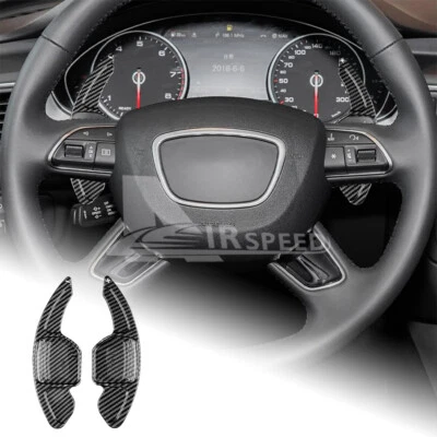 For Audi A6 S3 S4 S5 Q5 A3 A4 A5 Car Steering Wheel Paddle Shifter Extension ABS - Изображение 1 из 4