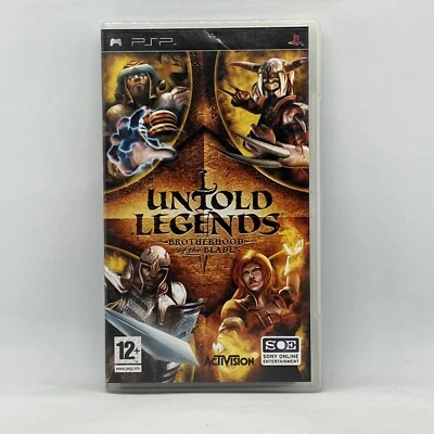 Untold Legends: Brotherhood Of The Blade Sony PlayStation Portable PSP Game - Image 1 of 4