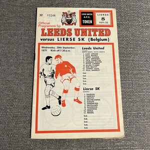 (1). UEFA Cup 1st Rd 2nd Leg Leeds v Lierse SK 29.9.1971 - Picture 1 of 1