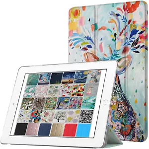 iPad 9.7 Air 5 4 3 2 1 5th 6th 7.9 10.2 10.5 10.9 Sleep/Wake PC Cover Deer Print - Picture 1 of 172