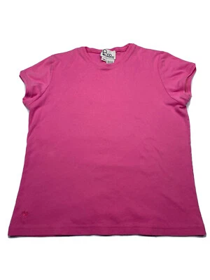 Camiseta Pullover Top Manga Corta Cuello Redondo Lilly Pulitzer Niñas Talla PXL Rosa De Colección Foto 1 de 4