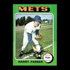 Harry Parker 1975 Topps New York Mets #214 GM R305