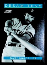 Wade Boggs 1991 Score Dream Team #889 #9 Red Sox