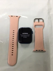Apple Watch Series 7 45mm A2474 GPS | Blue | NO CHRGR | NO ICLOUD - Photo 1 sur 12