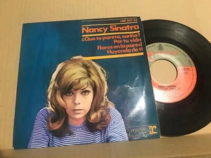 NANCY SINATRA SPANISH 7" SINGLE EP HISPAVOX 66 HOW DOES THAT GRAB YOU DARLIN - Bild 1 von 3