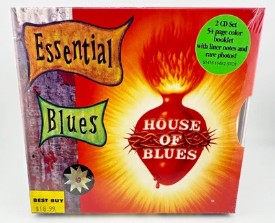The Essential Blues by Various Artists [ NEW 2CD + Hype + Booklet, 1995 ] SEALED - Image 1 of 4