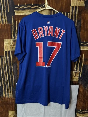 Kris Bryant - Camisa Jersey Majestuosa de los Chicago Cubs - Talla XL para Hombre Foto 1 de 3