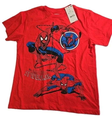 Camiseta Spider-Man Marvel Comics niños talla Pequeño nuevo con etiquetas 11A48 Foto 1 de 3