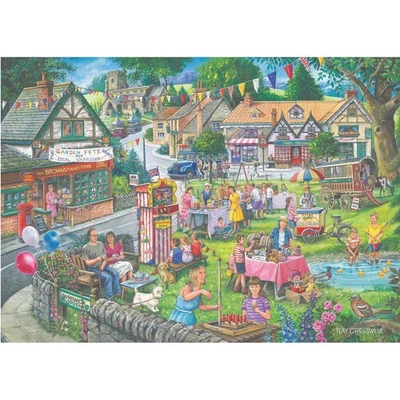 THE HOUSE OF PUZZLES Das Haus der Puzzles Sommer grün 500 Puzzle