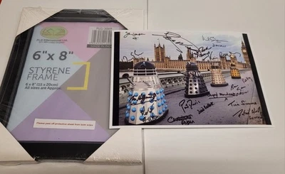 DR WHO LIMITED EDITION PHOTO A5 SIGNED FRAMED £12 GIFT XMAS BOGOF MEMORABILIA FP - Image 1 of 4