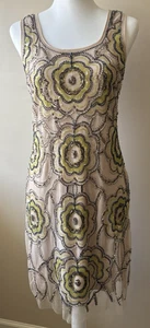 NWT Women's Beaded Sequined Sleeveless Dress Size 10 Boho Hippie Fairy Festival - Picture 1 of 11
