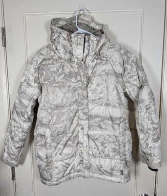 Obermeyer Lotus Jacket Women's Size: S Down Puffer Ski Snowboard Gray White - Image 1 of 4