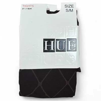 Medias HUE Birdseye Diamond con Control Top Talla S/M (120-170 Lbs) Espresso Foto 1 de 3