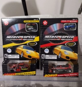 Two Need For Speed Porsche Unleashed  Texaco Havoline Race Car Cd-Rom game. - Picture 1 of 3