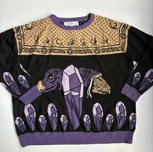 Maglione Maglia Ufficiale 2021 Jim Henson The Dark Crystal Ugly Christmas Taglia 3xL - Foto 1 di 13