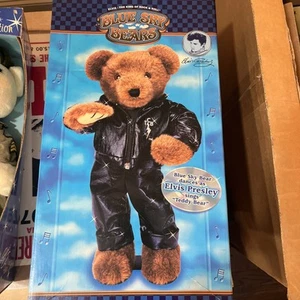 New Elvis Presley Blue Sky Bears Toy Dance Sings 1st Edition Collectors Series - Picture 1 of 5
